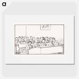 Boys in a class - Julie de Graag Poster.