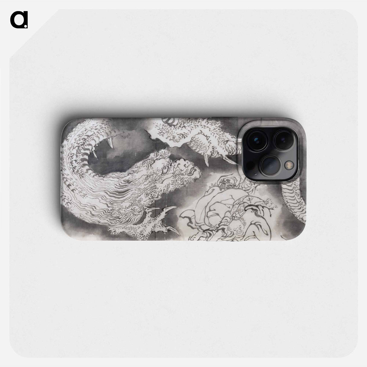 Dragon - Katsushika Hokusai Phone Case.