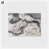 アートポストカード-Dragon - 葛飾 北斎 Postcard.