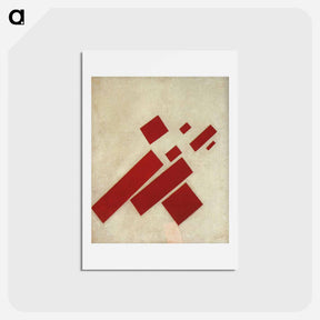 アートポストカード-Suprematism with Eight Red Rectangles - カジミール マレーヴィチ Postcard.