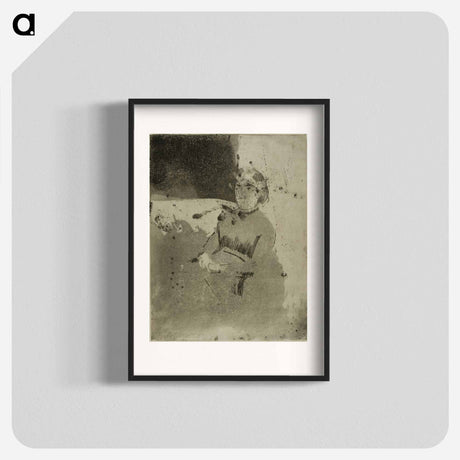 アートポスター-The Corner of the Sofa (No. 1) - メアリー カサット Poster.