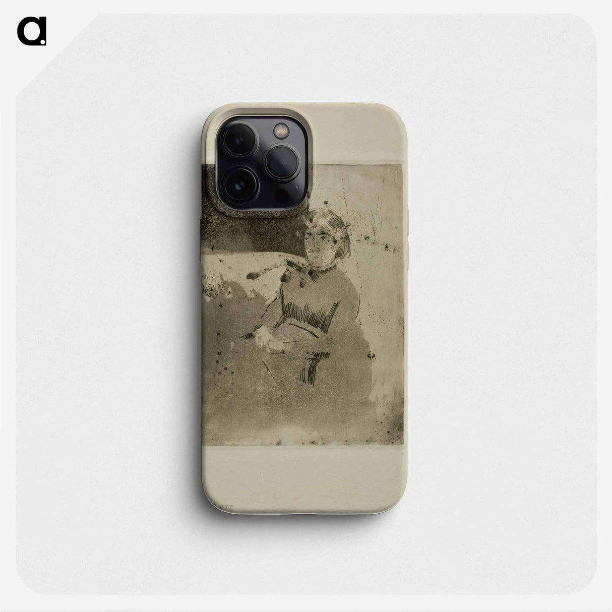 The Corner of the Sofa (No. 1) - メアリー カサット Phone Case.