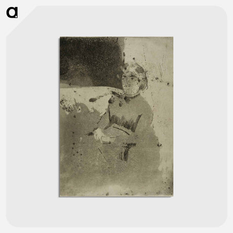 アートポストカード-The Corner of the Sofa (No. 1) - メアリー カサット Postcard.