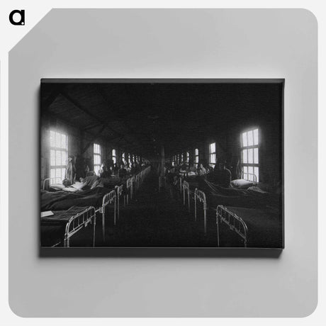 アートパネル-U. S. Army Base Hospital Number 69, Savenay, France: Ward C-8 for orthopedic cases
 - 国立医学図書館 Canvas.