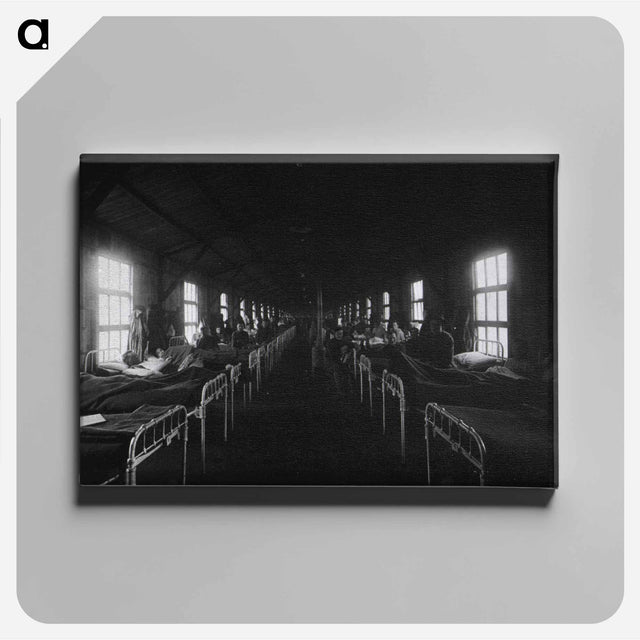 アートパネル-U. S. Army Base Hospital Number 69, Savenay, France: Ward C-8 for orthopedic cases
 - 国立医学図書館 Canvas.