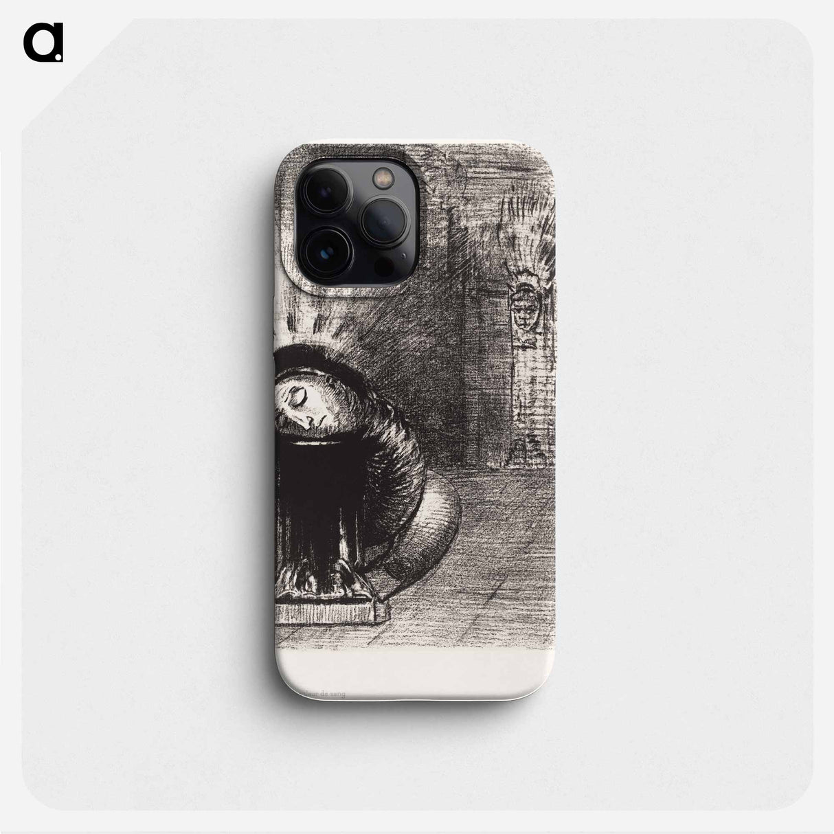 A Long Chrysalis, the Color of Blood - Odilon Redon Phone Case.