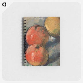 アートメモ帳-Three Apples - ポール セザンヌ Memo.