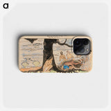 Tahitians Fishing - Paul Gauguin Phone Case.