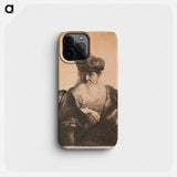 Head and Torso of Seated Old Man - Rembrandt van Rijn Phone Case.