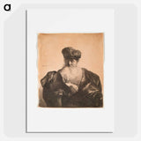 Head and Torso of Seated Old Man - Rembrandt van Rijn Poster.