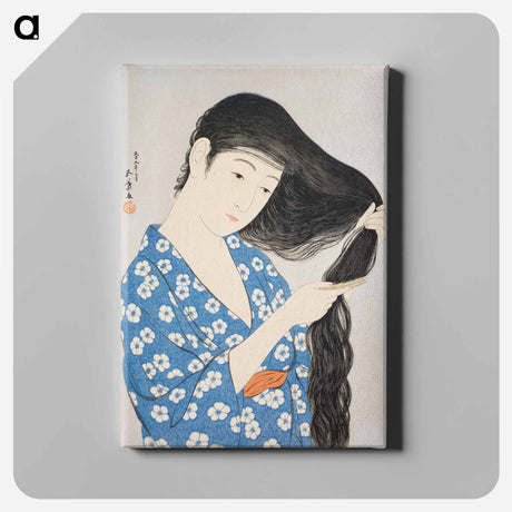 アートパネル-Woman Combing Her Hair
 - セントルイス美術館 Canvas.