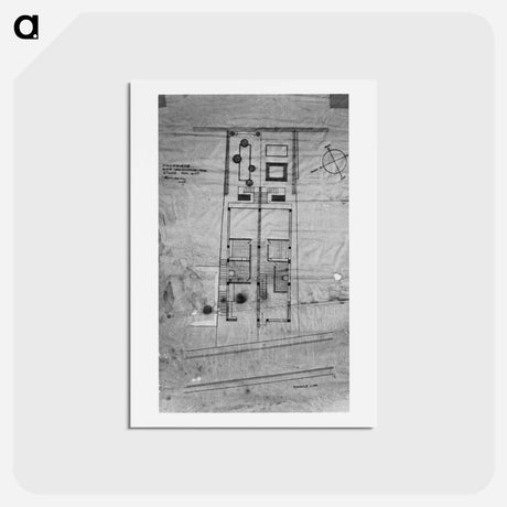 アートポストカード-Double House - テオ ファン ドゥースブルフ Postcard.