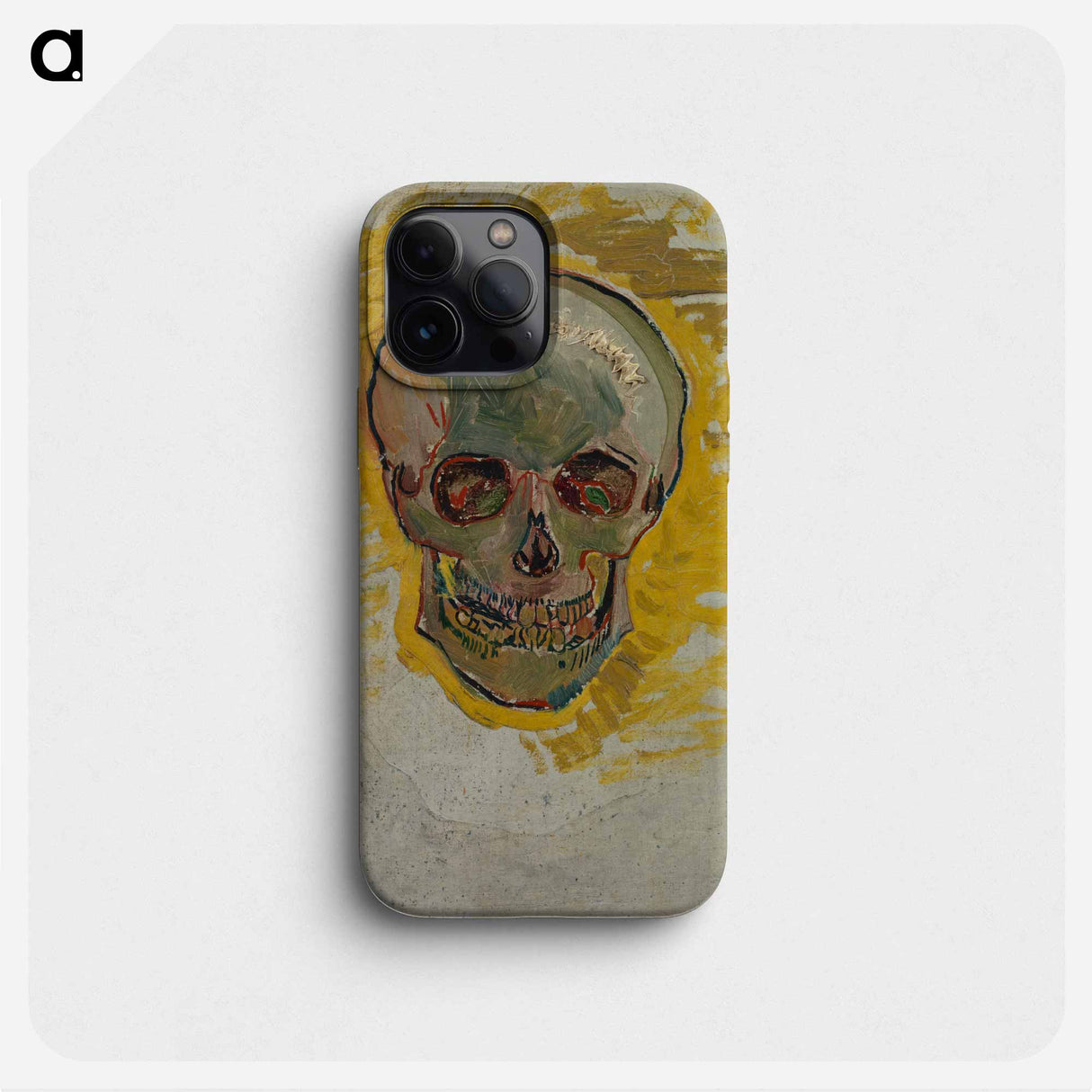 Skull - Vincent van Gogh Phone Case.