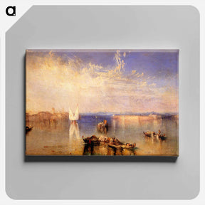 アートパネル-Campo Santo, Venice - ウィリアム ターナー Canvas.
