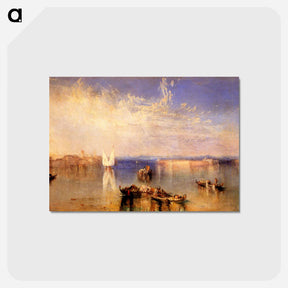 アートポストカード-Campo Santo, Venice - ウィリアム ターナー Postcard.