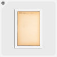 アートポストカード-(unknown) part of a sketchbook - アルバート エーデルフェルト Postcard.