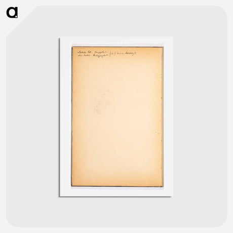 アートポストカード-(unknown) part of a sketchbook - アルバート エーデルフェルト Postcard.