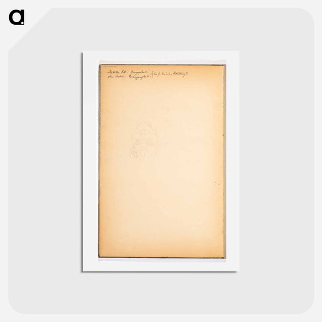 アートポストカード-(unknown) part of a sketchbook - アルバート エーデルフェルト Postcard.