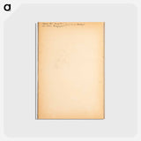 アートポストカード-(unknown) part of a sketchbook - アルバート エーデルフェルト Postcard.