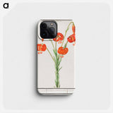 Red lily - アンセルムス ボエティウス デ ブート Phone Case.