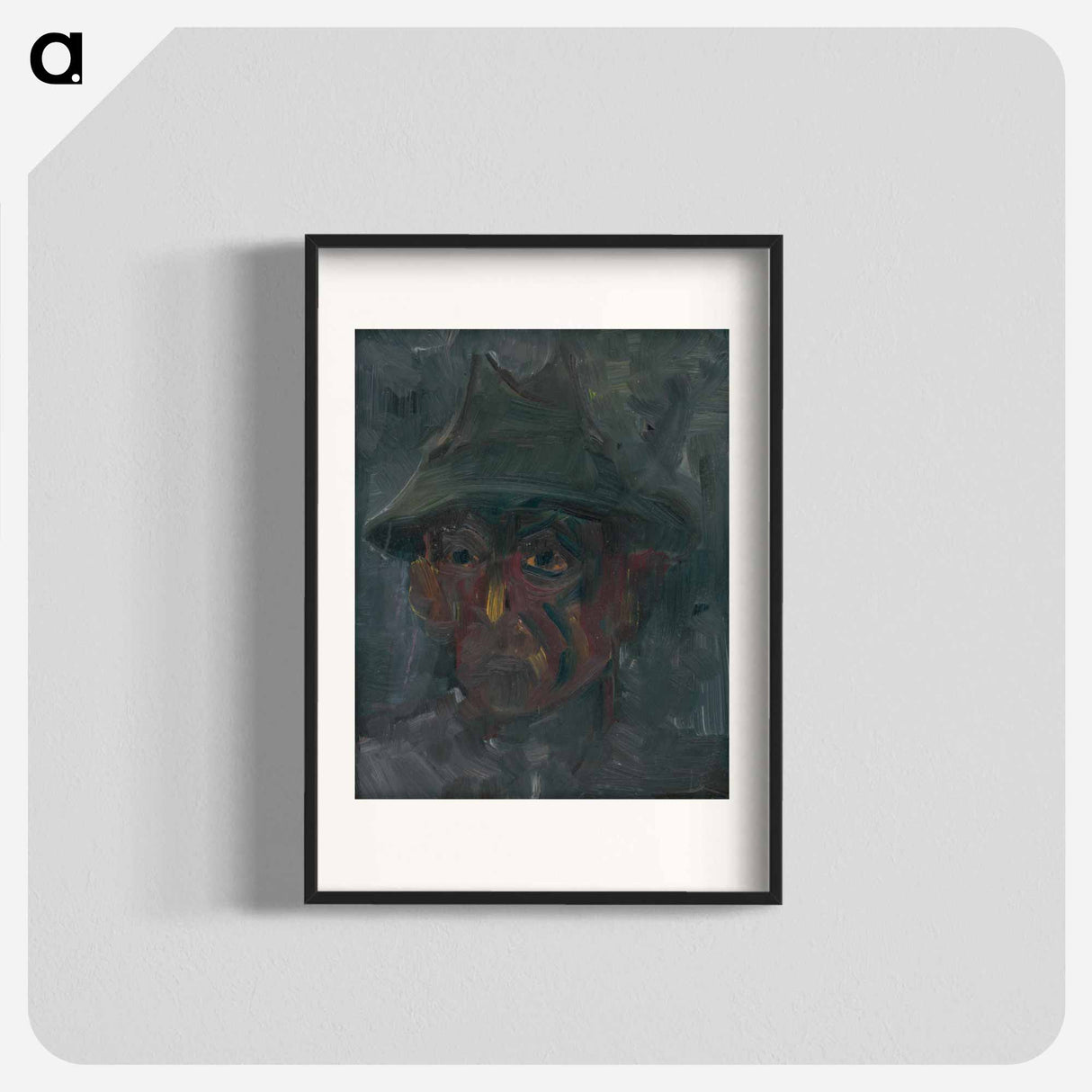 Head of a man in a hat - アーノルド ピーター ワイズ クビンチャン Poster.