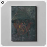 Head of a man in a hat - アーノルド ピーター ワイズ クビンチャン Canvas.