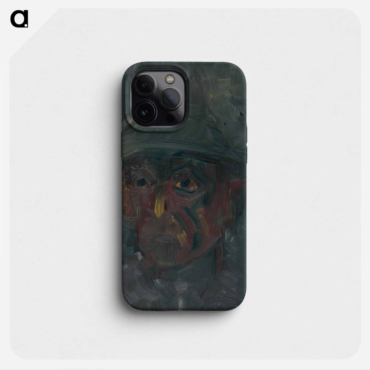 Head of a man in a hat - アーノルド ピーター ワイズ クビンチャン Phone Case.