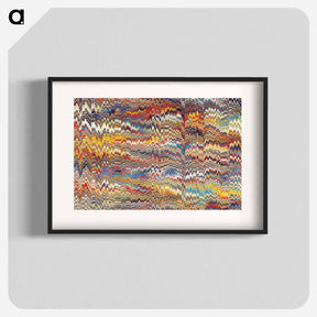 アートポスター-Glitch Pattern Background
 - 大英図書館 Poster.