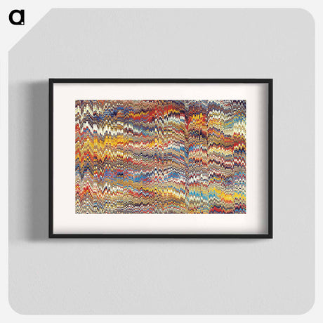 アートポスター-Glitch Pattern Background
 - 大英図書館 Poster.