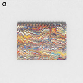 アートメモ帳-Glitch Pattern Background
 - 大英図書館 Memo.