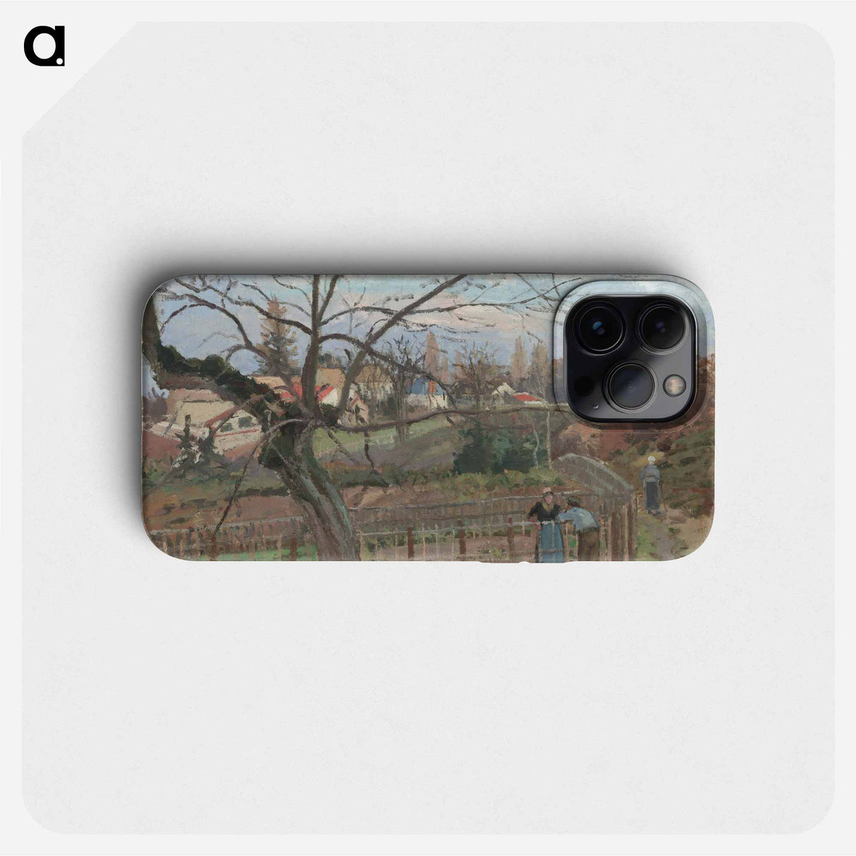 The Fence - Camille Pissarro Phone Case.