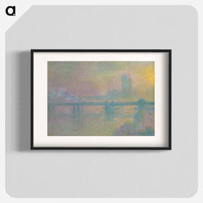 アートポスター-Charing Cross Bridge, London - クロード モネ Poster.