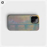 Charing Cross Bridge, London - Claude Monet Phone Case.