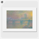 Charing Cross Bridge, London - クロード モネ Poster.