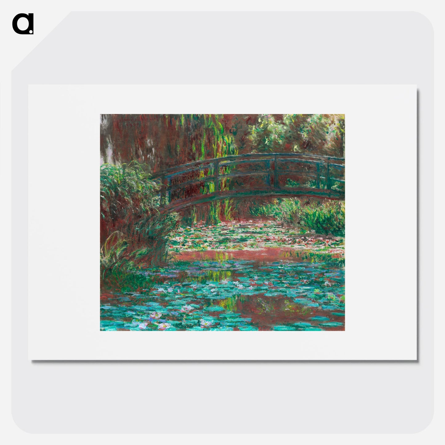 Water Lily Pond Poster.