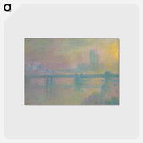 アートポストカード-Charing Cross Bridge, London - クロード モネ Postcard.