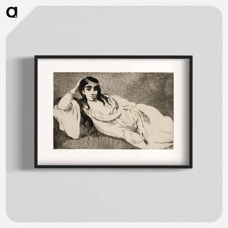 アートポスター-Odalisque - エドゥアール マネ Poster.