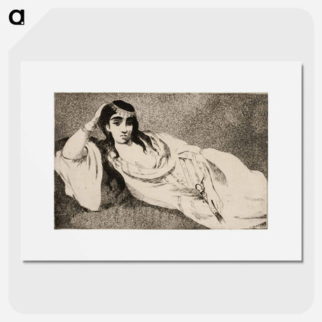 アートポスター-Odalisque - エドゥアール マネ Poster.