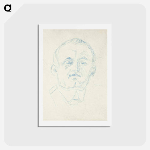 Self–Portrait - エドヴァルド ムンク Postcard.