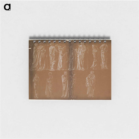 アートメモ帳-Female - Thirteen Drapery Studies - エドワード バーン ジョーンズ Memo.