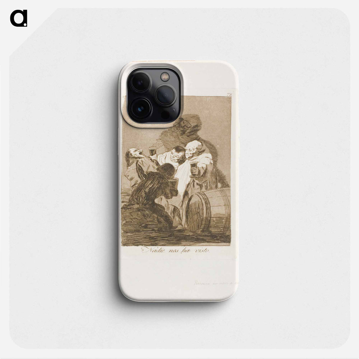 No One Has Seen Us - Francisco de Goya Phone Case.