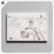アートパネル-Cycle Michael - アンリ ド トゥールーズ ロートレック Canvas.