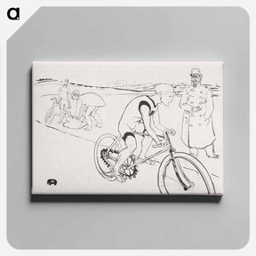 アートパネル-Cycle Michael - アンリ ド トゥールーズ ロートレック Canvas.