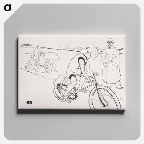 アートパネル-Cycle Michael - アンリ ド トゥールーズ ロートレック Canvas.