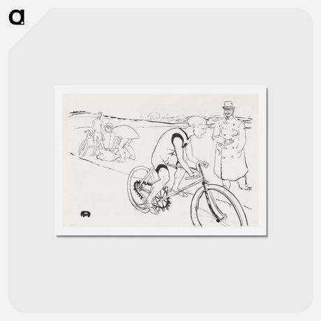 アートポストカード-Cycle Michael - アンリ ド トゥールーズ ロートレック Postcard.