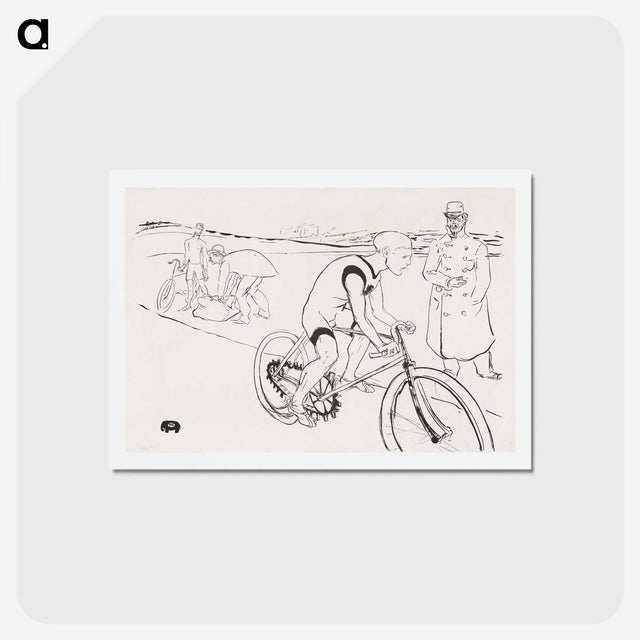 アートポストカード-Cycle Michael - アンリ ド トゥールーズ ロートレック Postcard.
