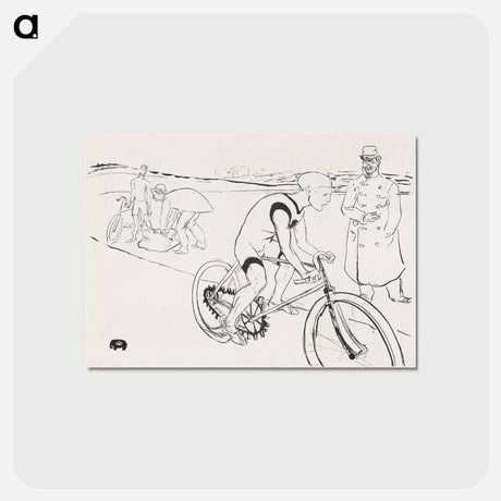 アートポストカード-Cycle Michael - アンリ ド トゥールーズ ロートレック Postcard.