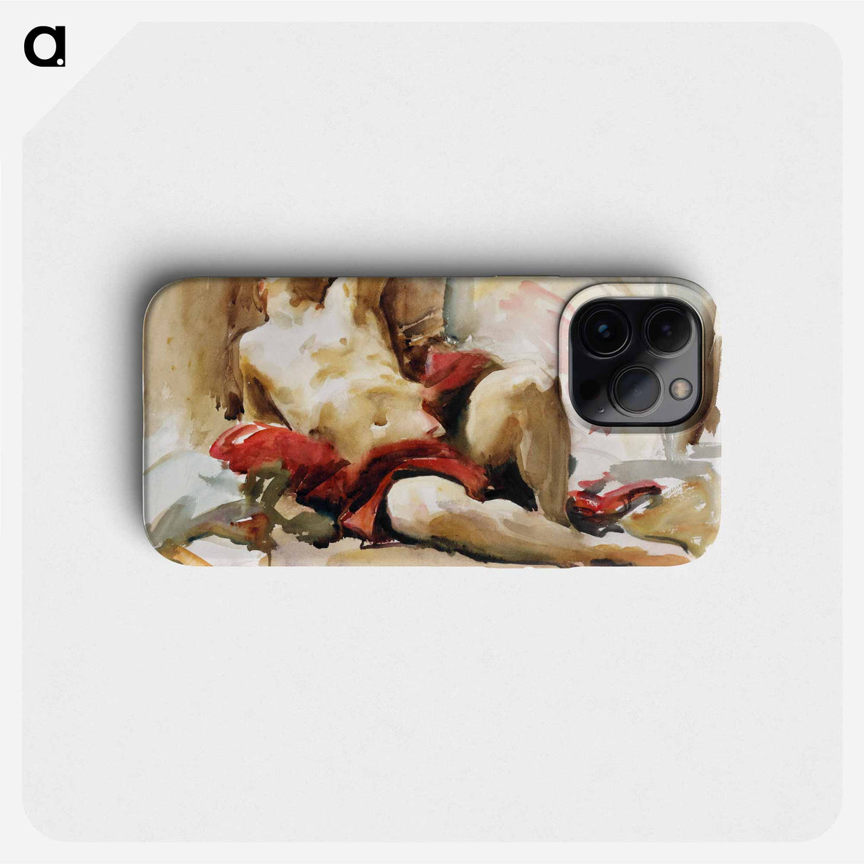 Man with Red Drapery - John Singer Sargent Phone Case.