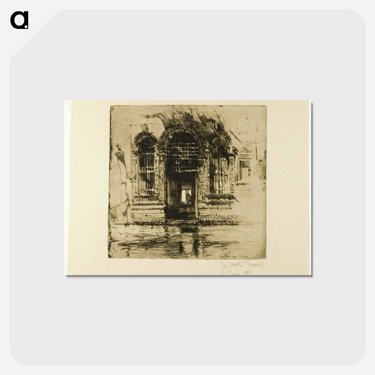 Doorway, Venice
 - ジョセフ ペネル Postcard.