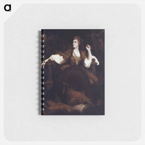 アートメモ帳-Portrait of Mrs. Siddons as the Tragic Muse - ジョシュア レノルズ Memo.